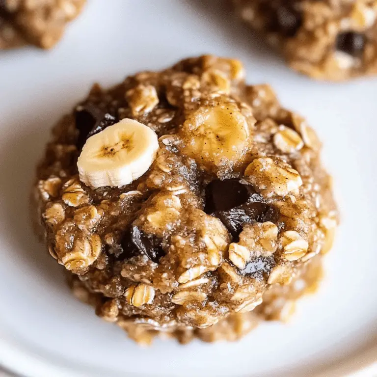 Banana Oatmeal Cookies