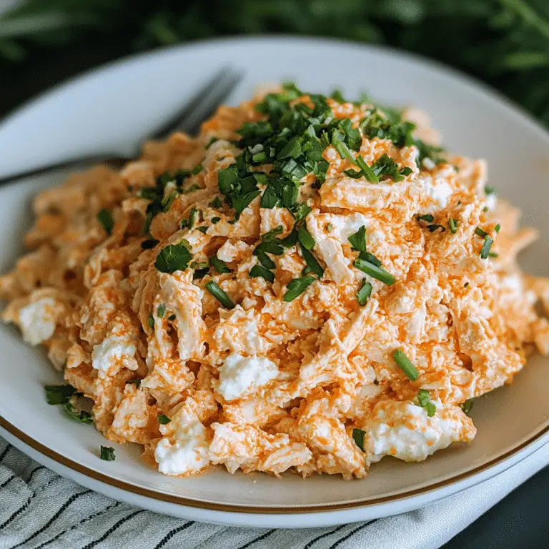 Buffalo Chicken Salad with Cottage Cheese