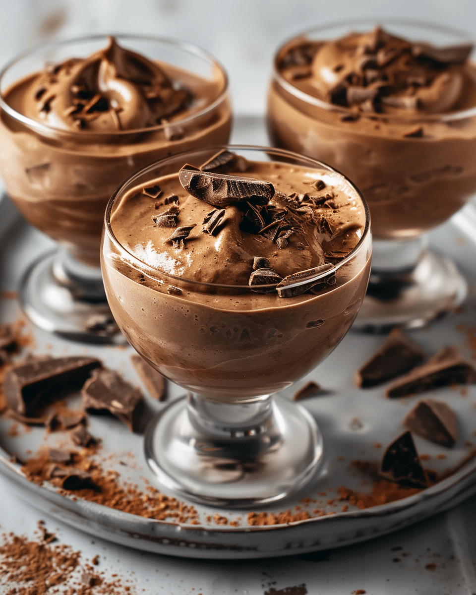 Chocolate Cottage Cheese Mousse