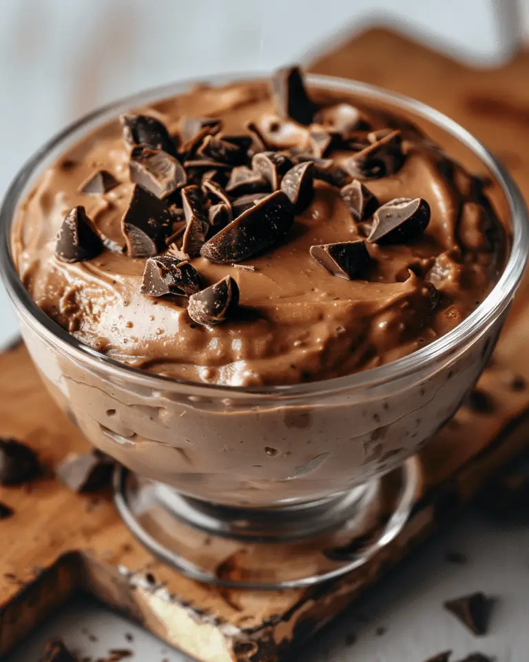 Chocolate Cottage Cheese Mousse