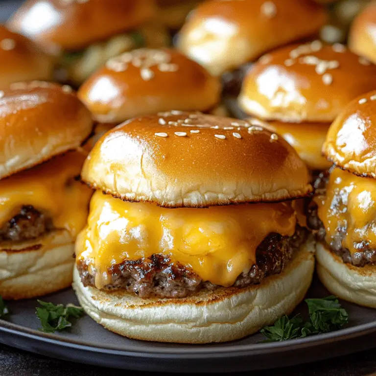 Classic Cheeseburger Sliders