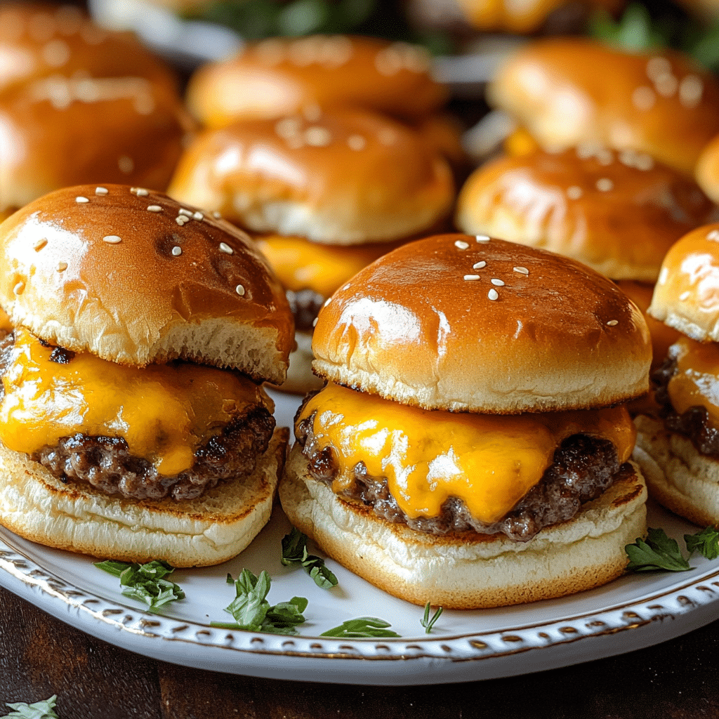 Classic Cheeseburger Sliders