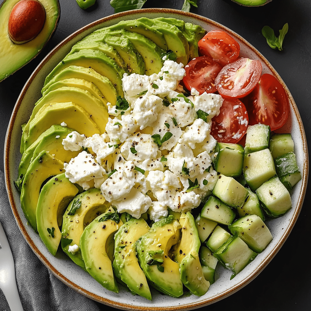 Cottage Cheese and Avocado Salad