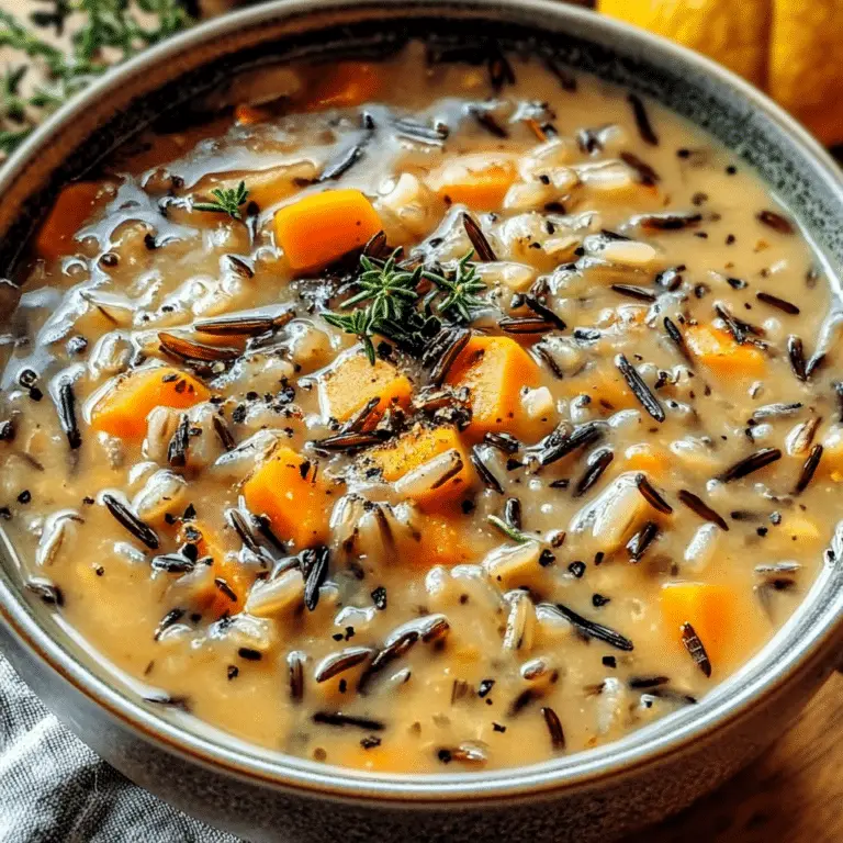 Cozy Winter Wild Rice Soup