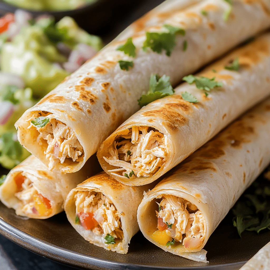 Gluten-Free Chicken Taquitos