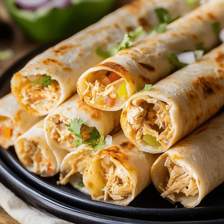 Gluten-Free Chicken Taquitos