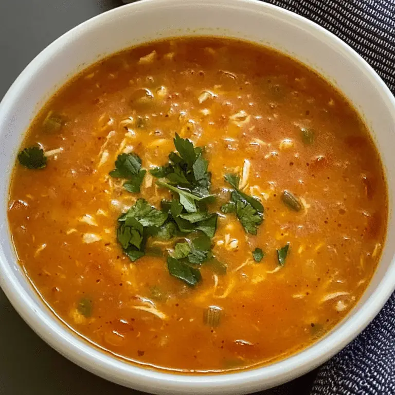 High-Protein Rotel Soup with Cottage Cheese & Chicken