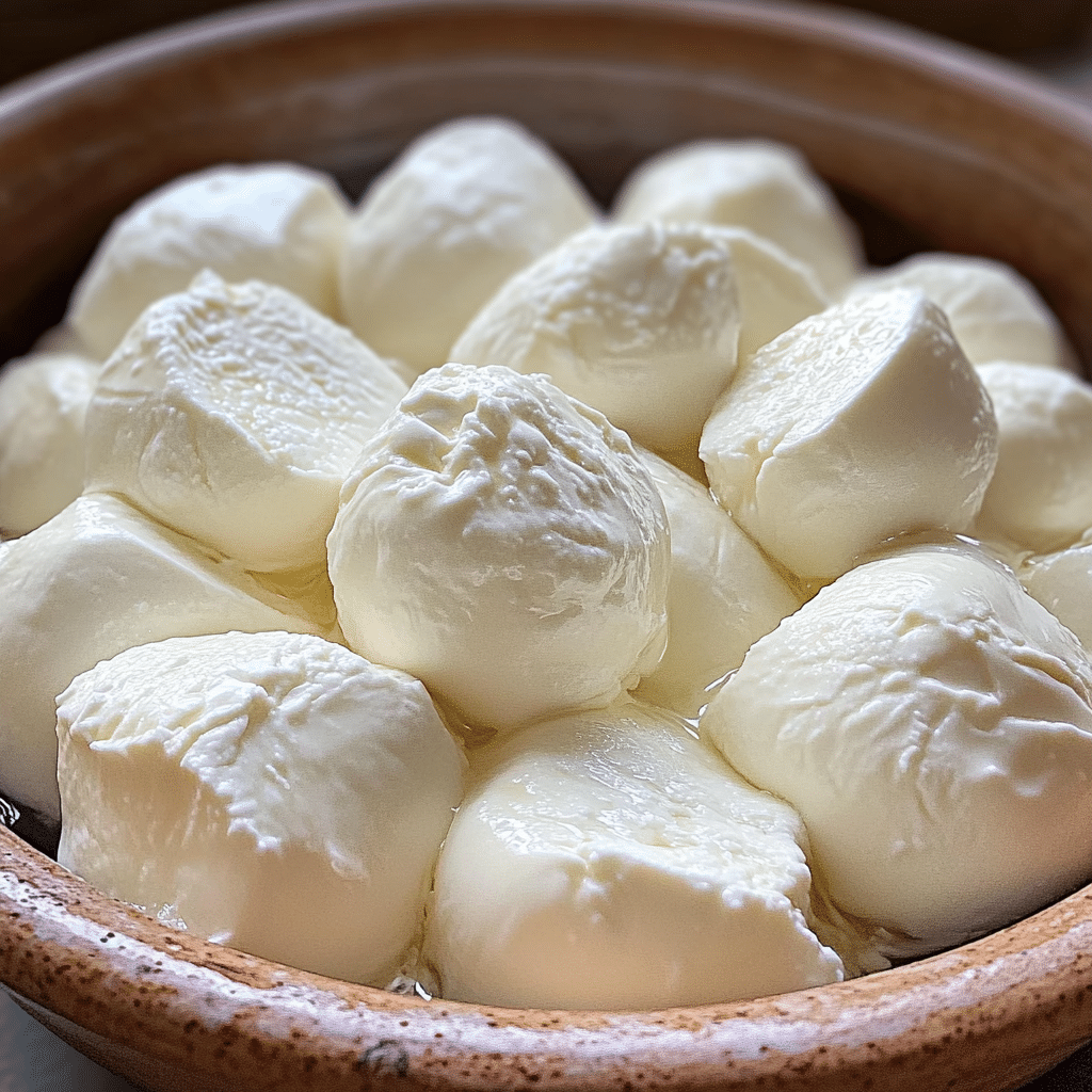 Homemade Mozzarella Cheese