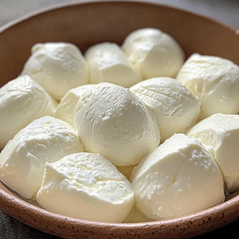 Homemade Mozzarella Cheese