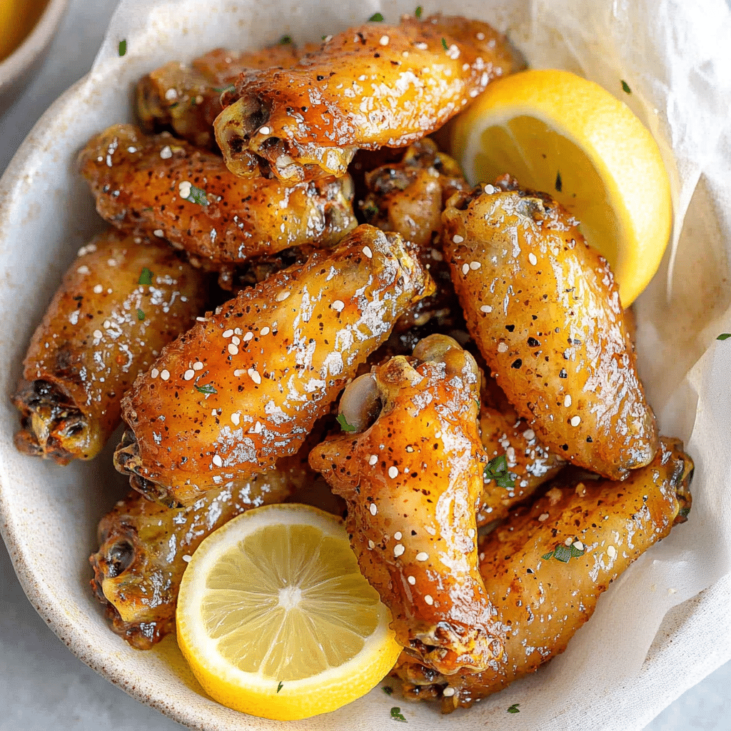 Honey Lemon Pepper Wings