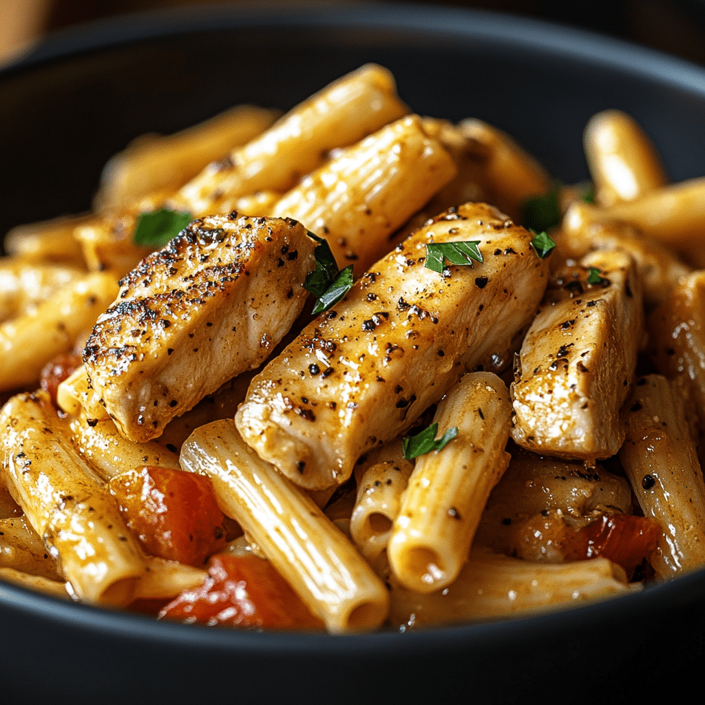 Honey Pepper Chicken Panini Pasta