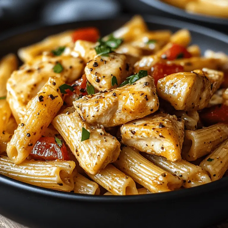 Honey Pepper Chicken Panini Pasta