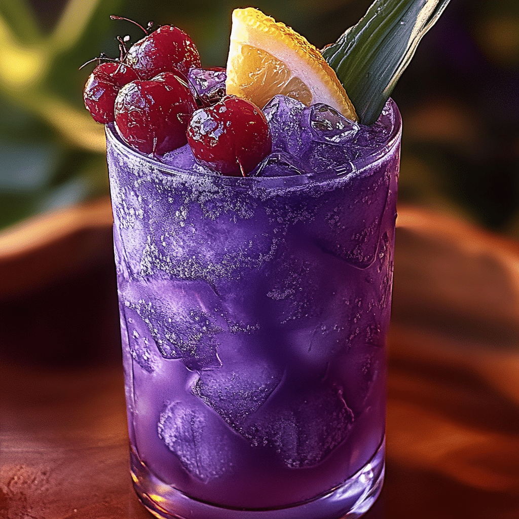 Jamaican Purple Rain Mocktail