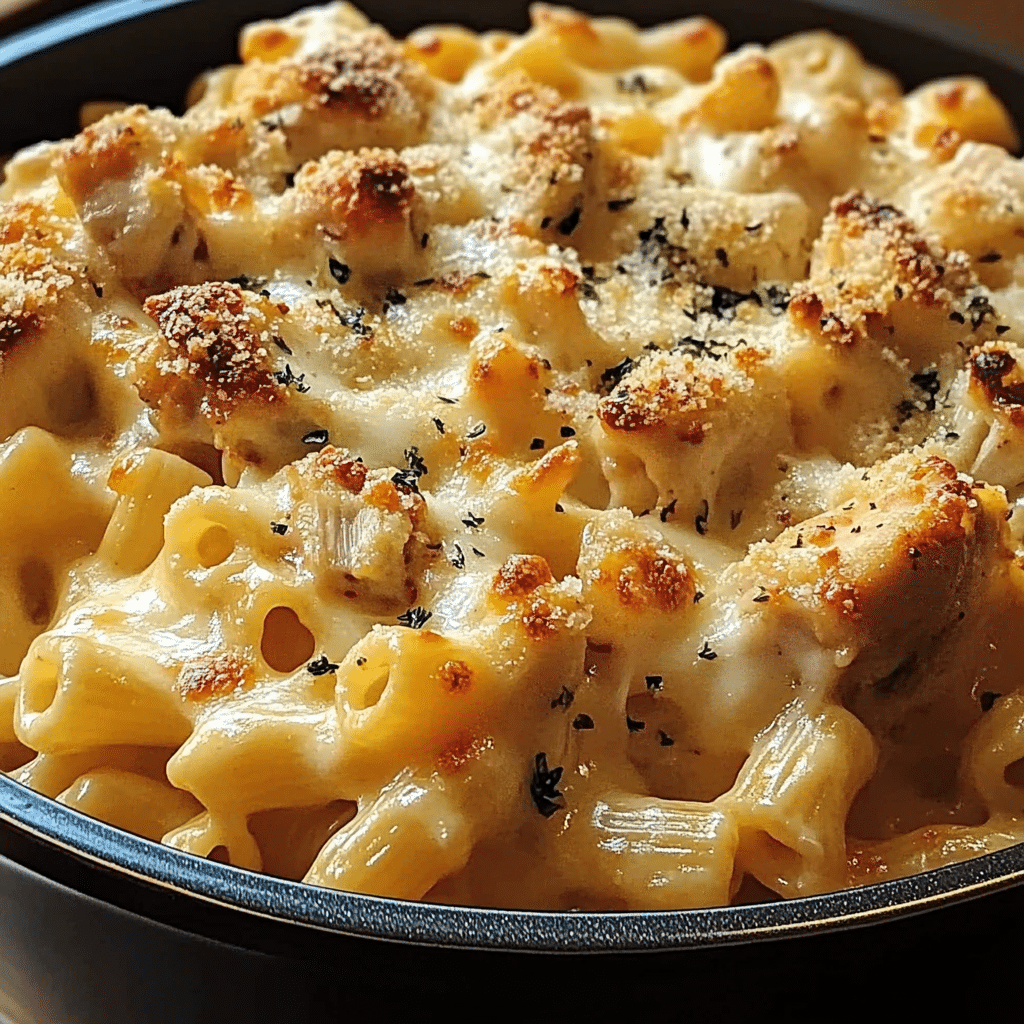 One-Pot Chicken Parmesan Mac & Cheese