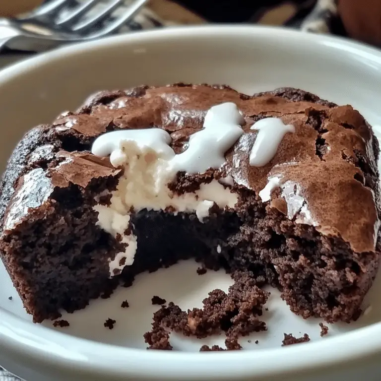 Single-Serve Cottage Cheese Brownie