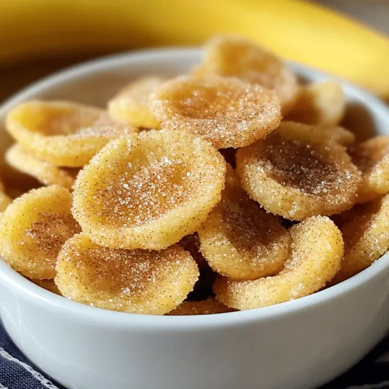 Cinnamon-Sugar Air Fryer Banana Chips