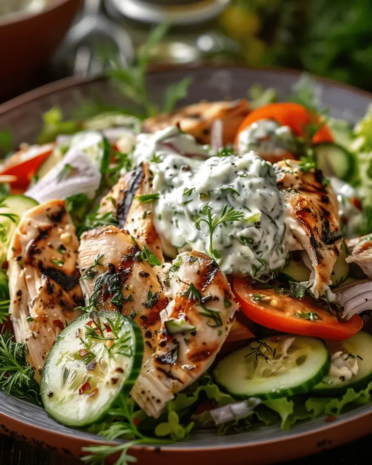 Tzatziki Chicken Salad