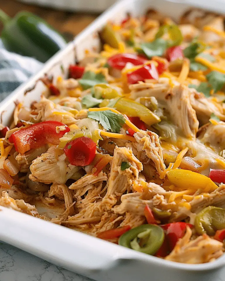 Chicken Fajita Casserole