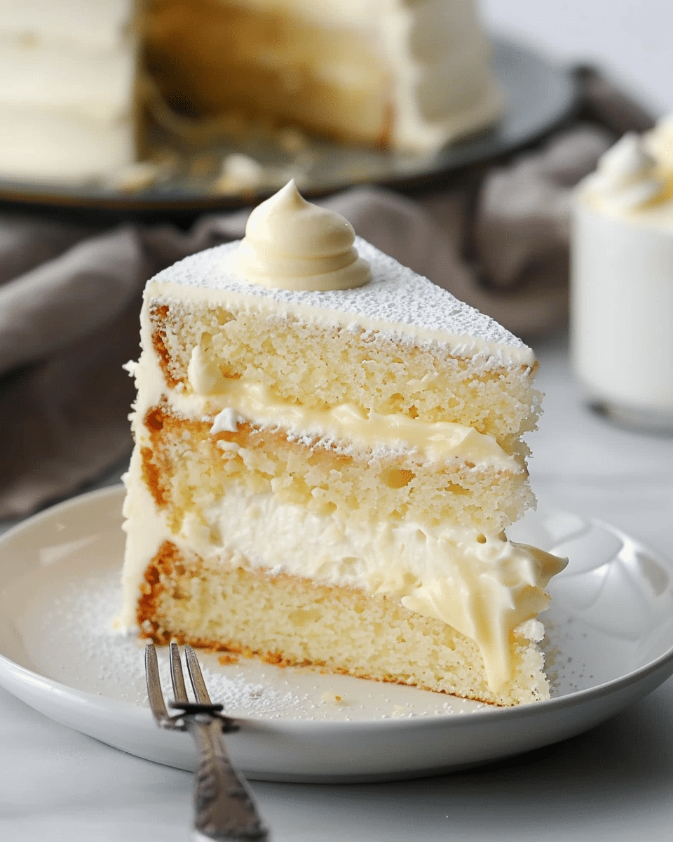 Vanilla Custard Cake