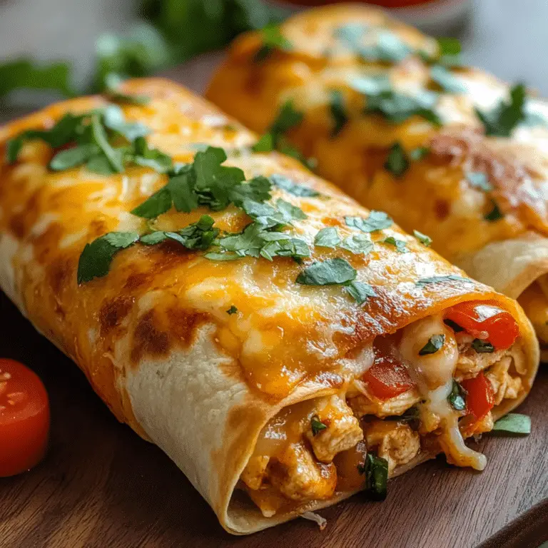 Baked Chicken Chimichangas