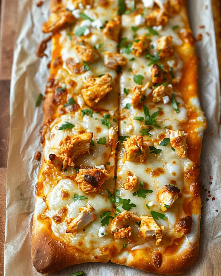 Buffalo Chicken Flatbread