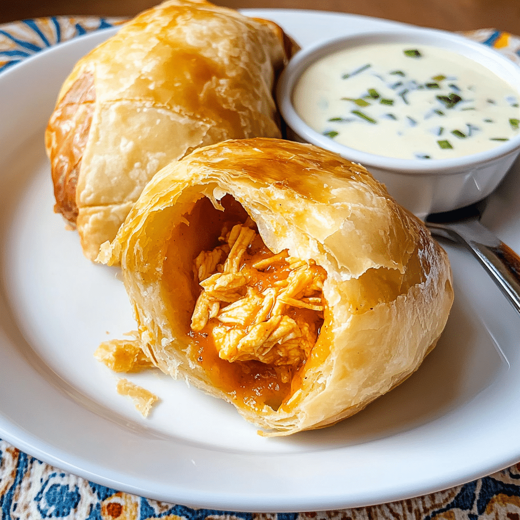 Buffalo Chicken Pastry Bites