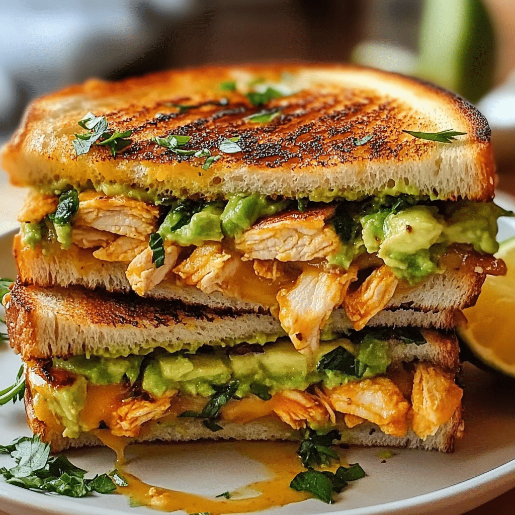 Chicken Avocado Melt Sandwich