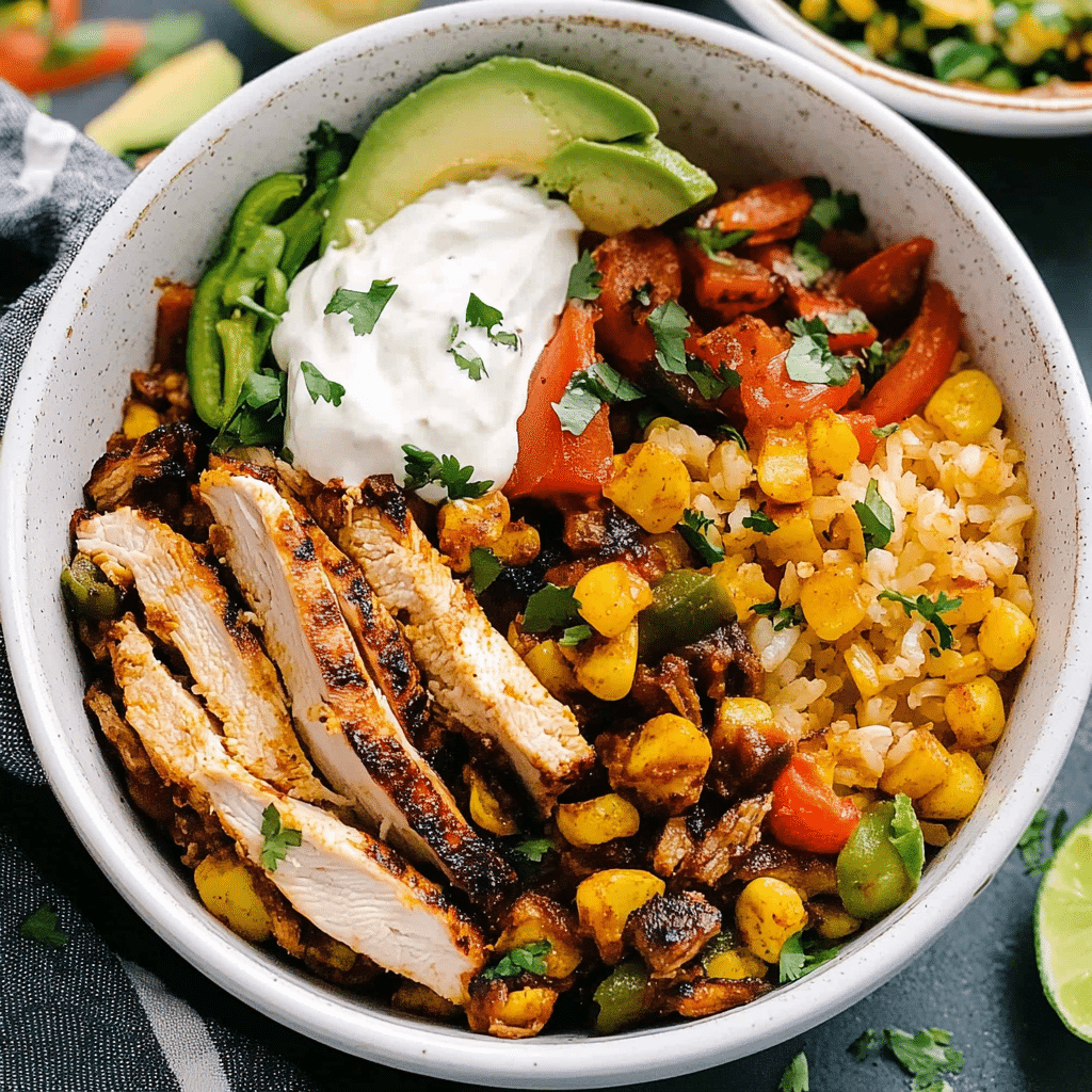 Chicken Fajita Bowls