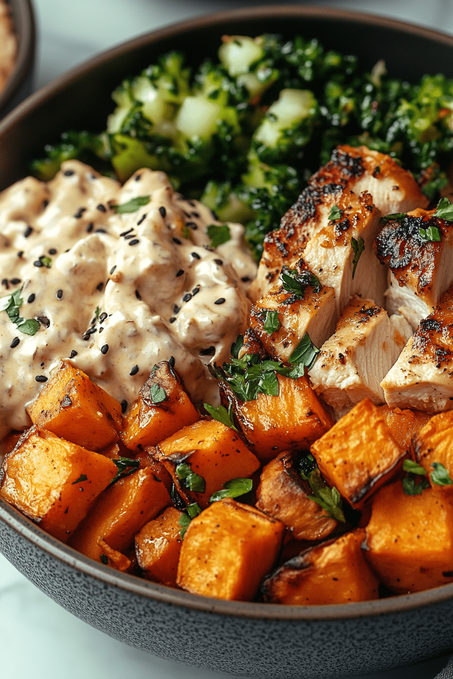 Chicken and Sweet Potato Bowls – A Nutritious & Flavorful Meal