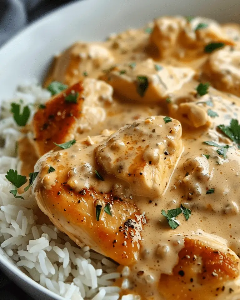 Creamy Smothered Chicken and Rice