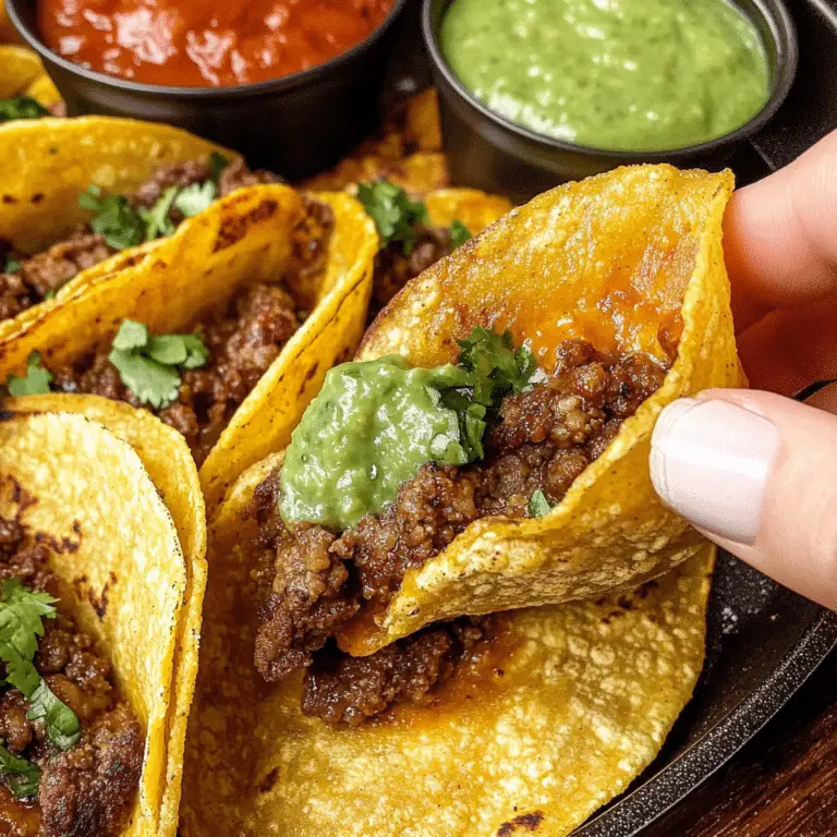 Crispy Ground Beef Tacos