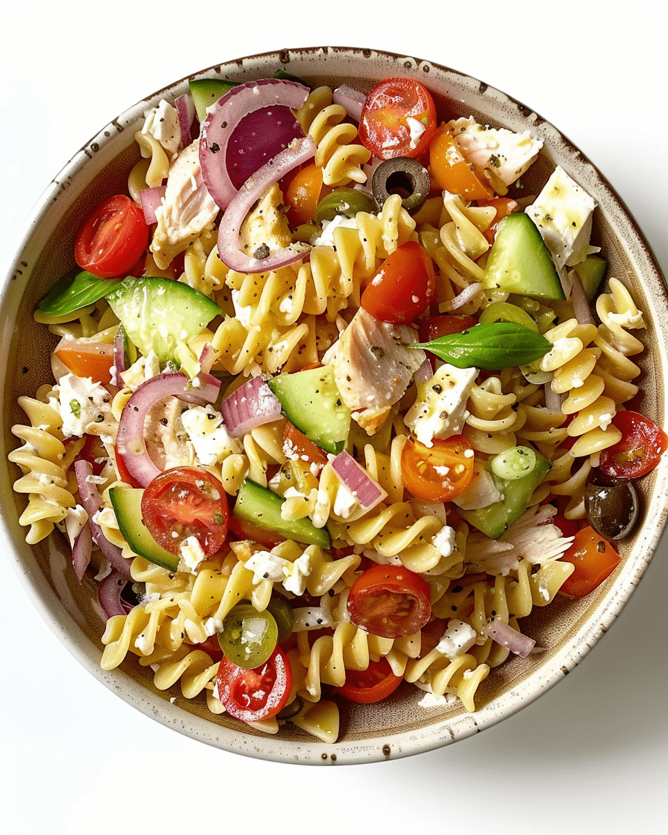 Easy High-Protein Pasta Salad