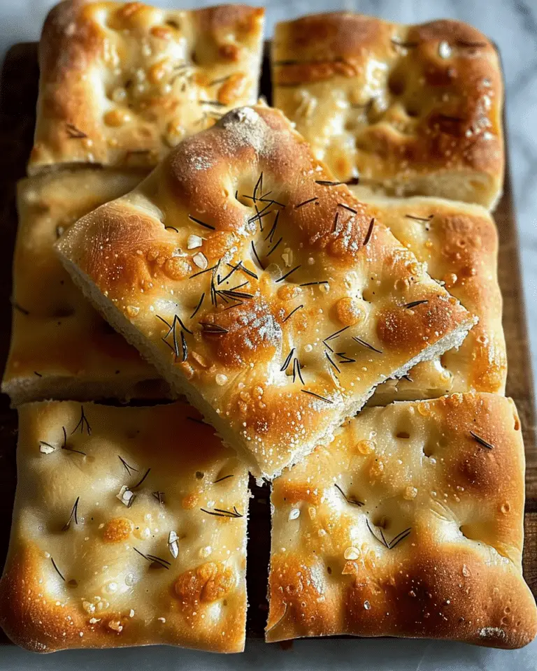 Easy Homemade Focaccia Bread