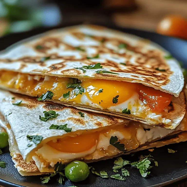 Fried Egg Quesadilla