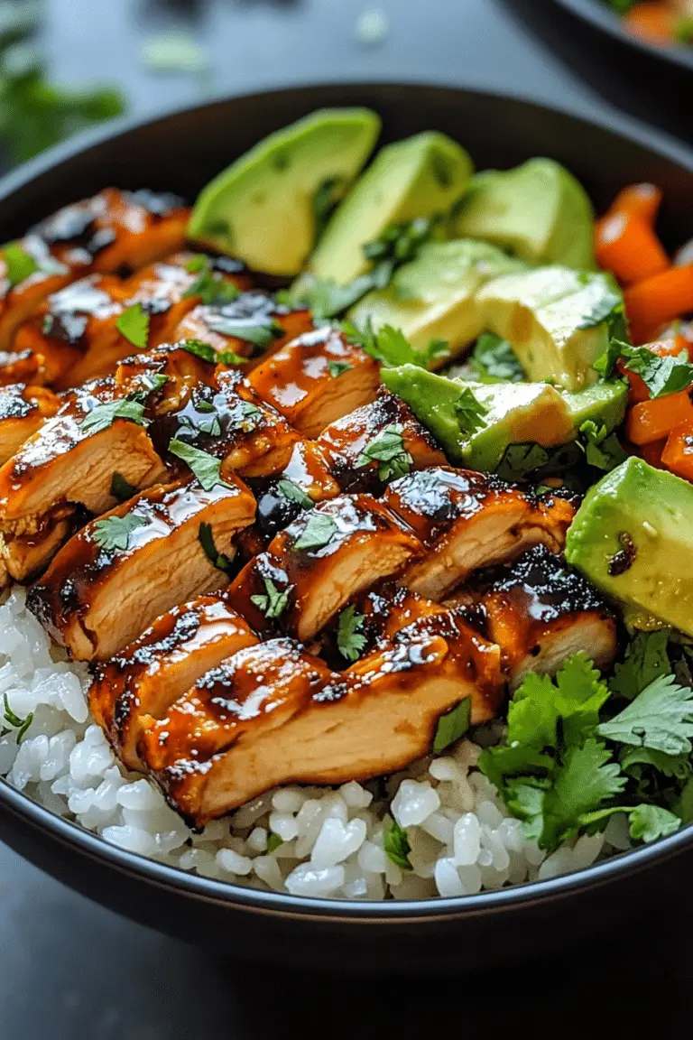 Honey Chipotle Chicken Rice Bowls – A Sweet & Spicy Delight