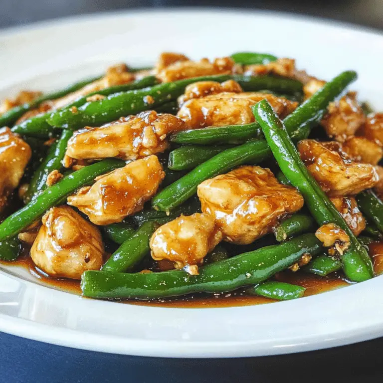 Honey Hoisin Green Bean Chicken