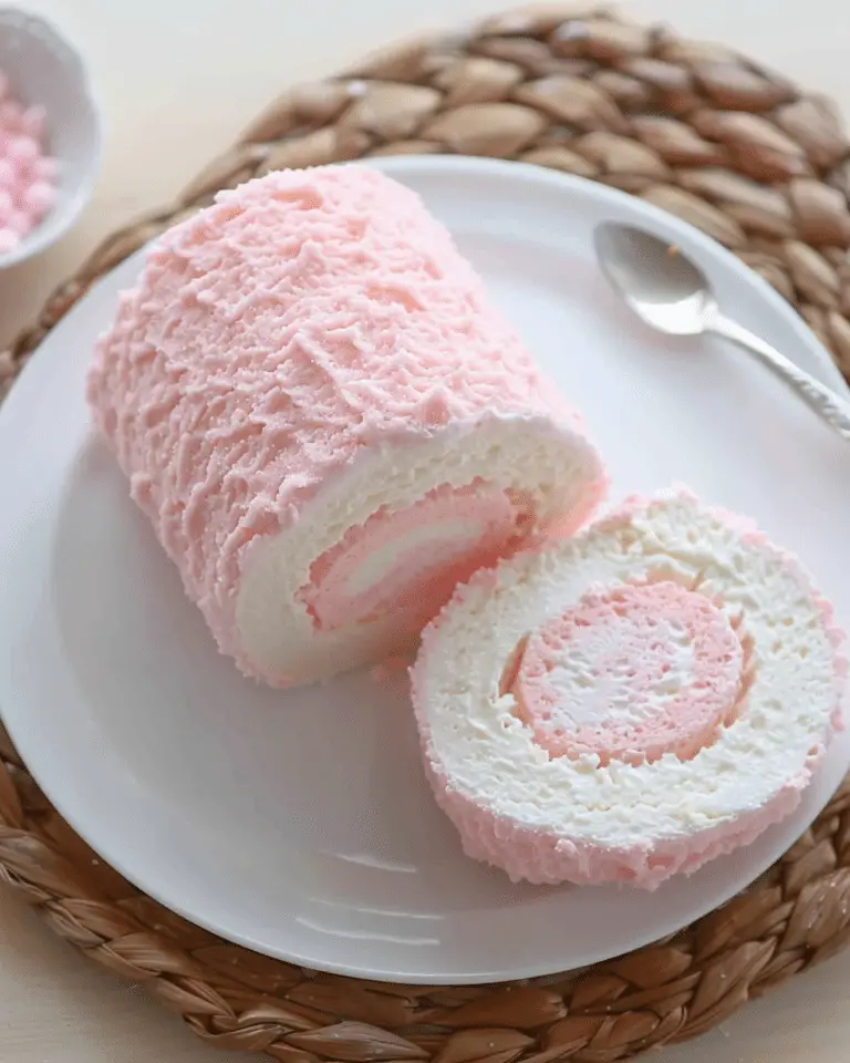 Japanese Cotton Candy Swiss Cake Roll