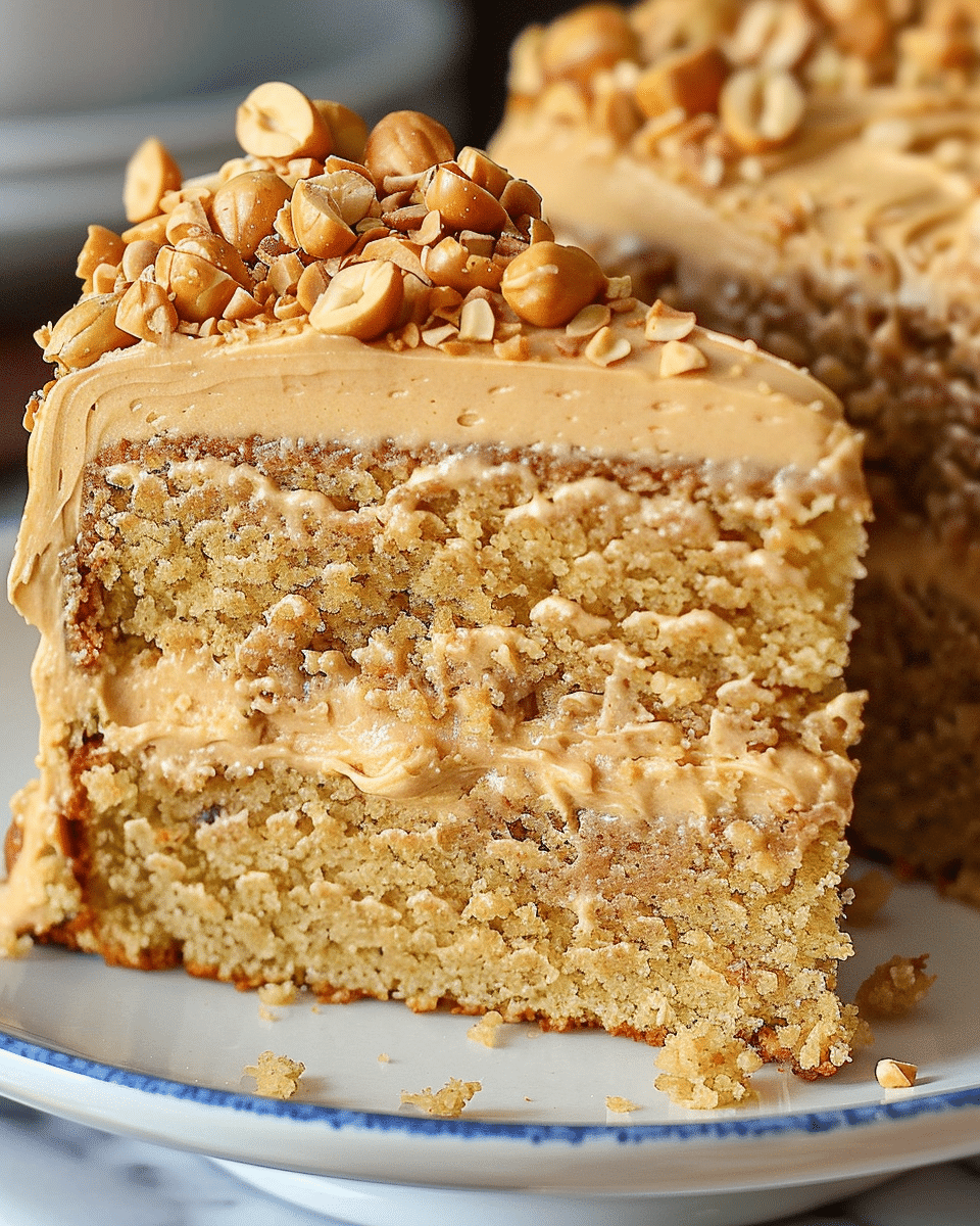 Old-Fashioned Peanut Butter Cake