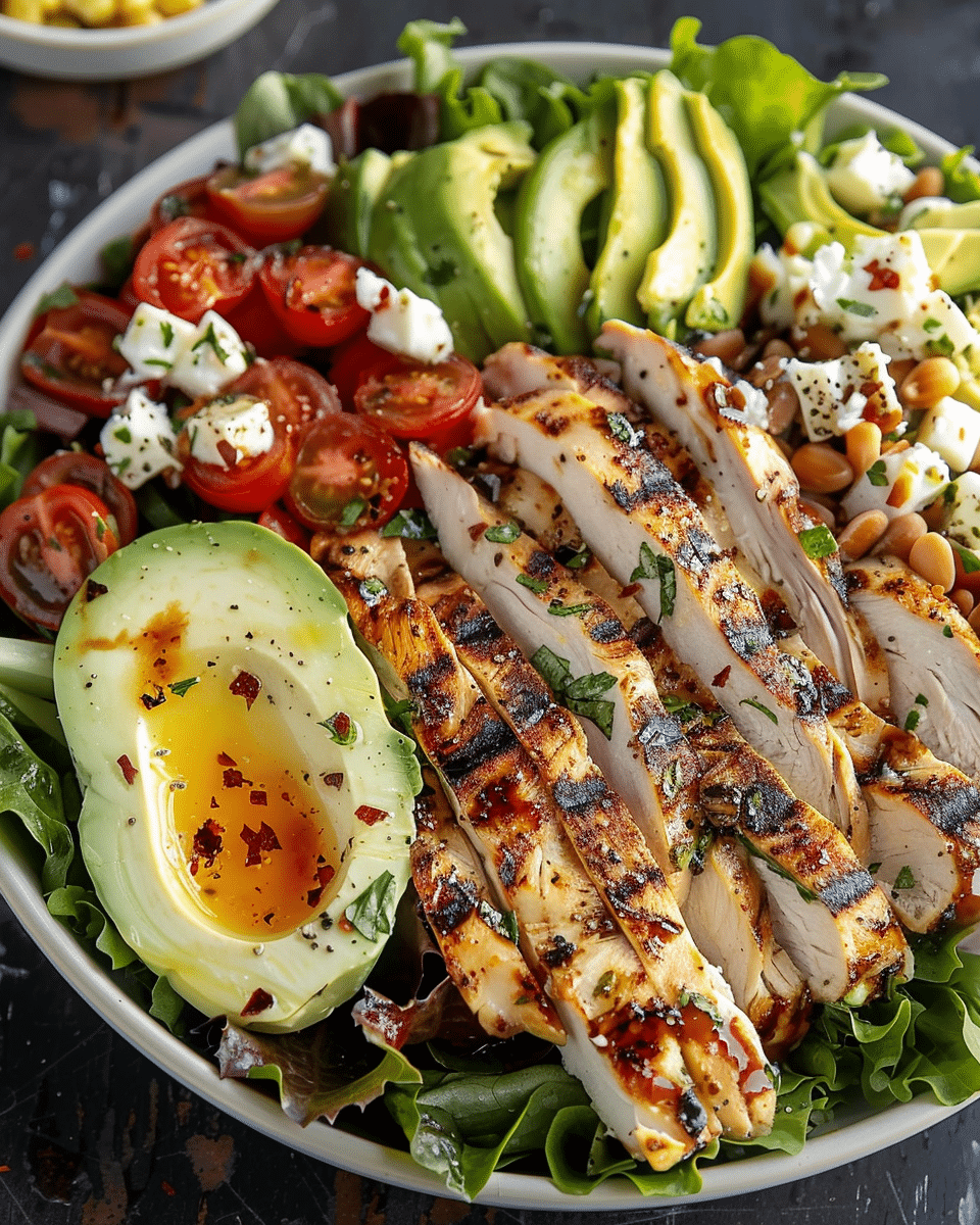 Paleo Grilled Chicken Cobb Salad - A Fresh and Flavorful Paleo Salad!