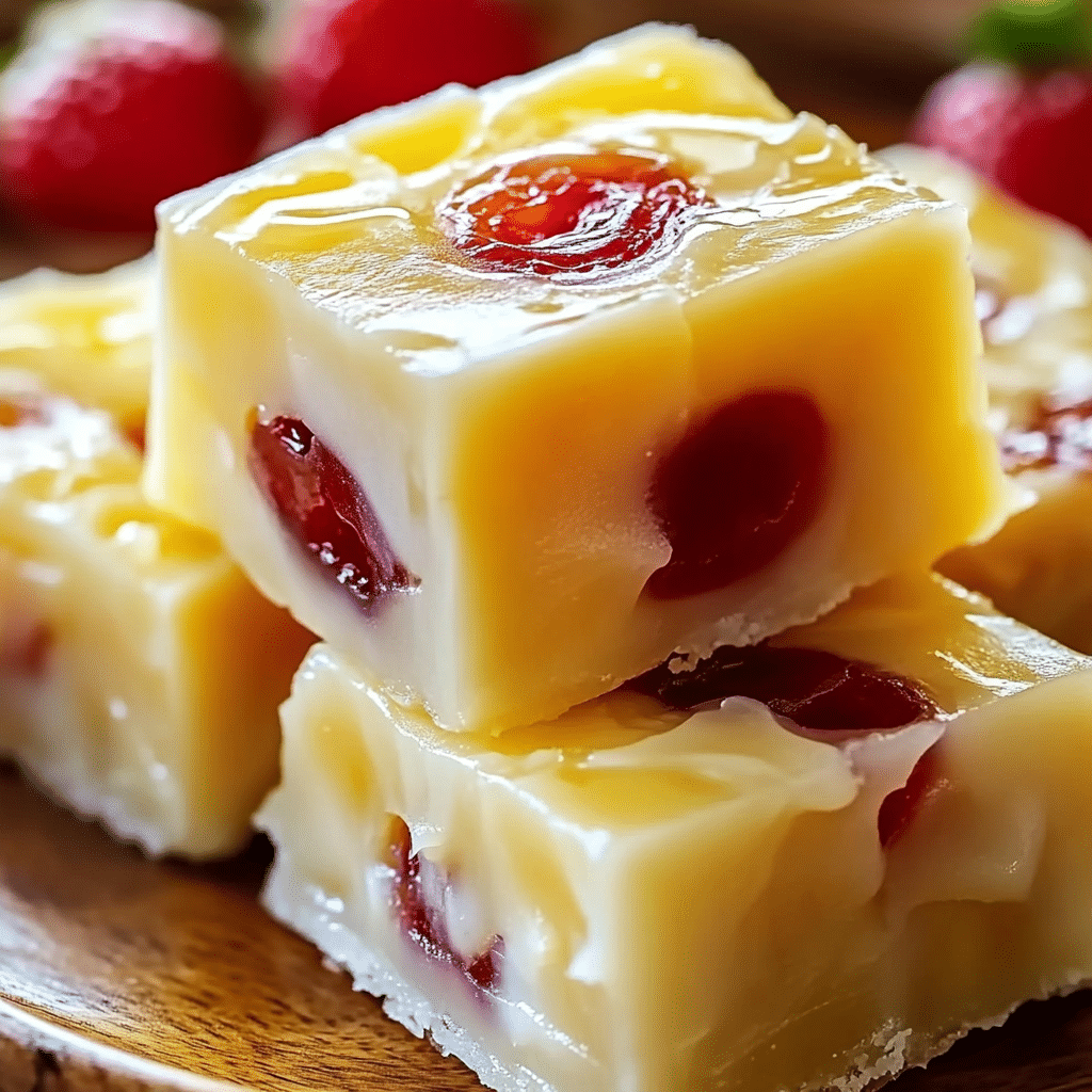 Pineapple Upside Down Cake Fudge