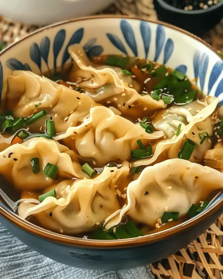 Potsticker Soup – A Cozy and Flavorful Dish