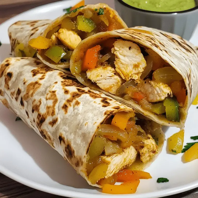 Chicken Fajita Burrito