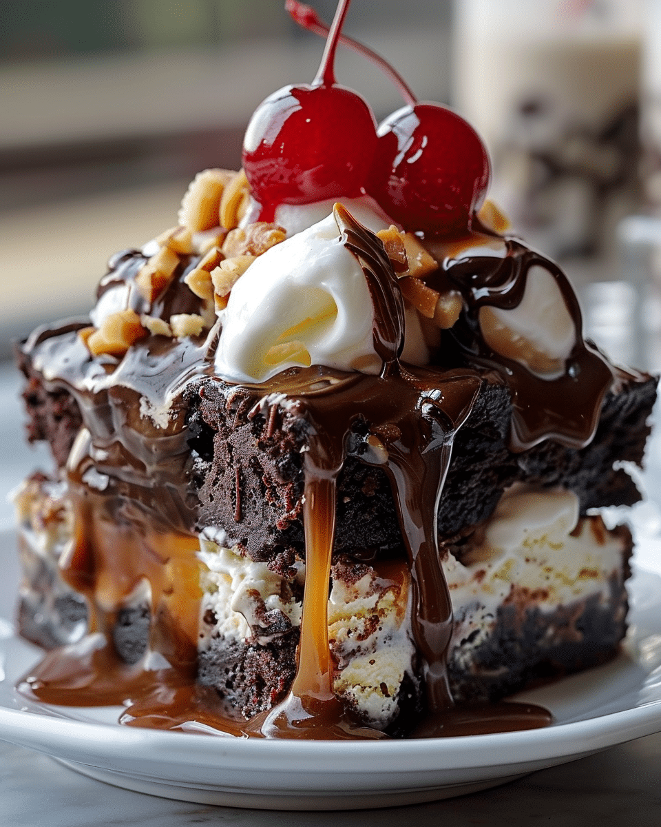 Ultimate English Brownie Sundae