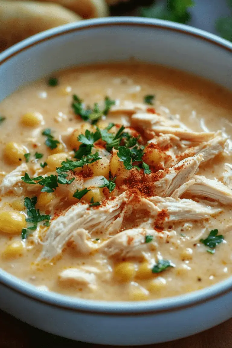 White Chicken Chili – A Hearty & Flavorful Comfort Meal