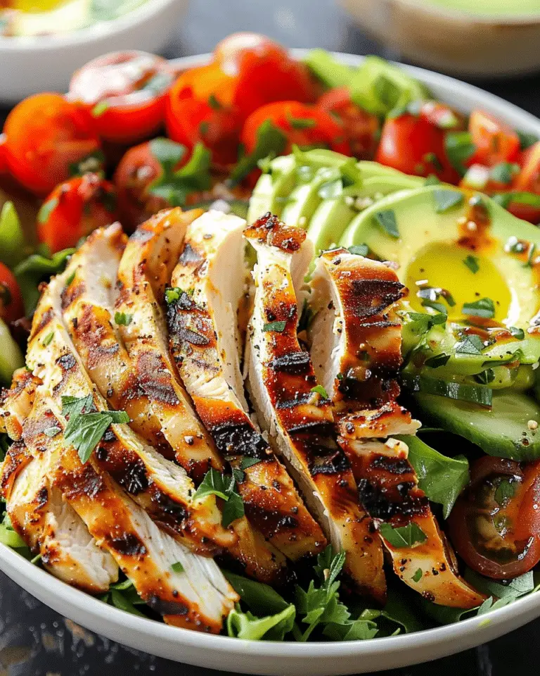 Paleo Grilled Chicken Cobb Salad - A Fresh and Flavorful Paleo Salad!