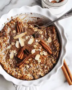 Vanilla Chai Baked Oatmeal