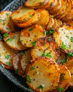 Healthy Air Fryer Sliced Potatoes