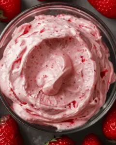 Fresh Strawberry Cream Cheese Frosting