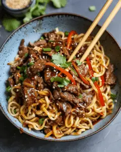 Hoisin Beef Noodles