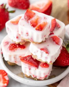Strawberry Yogurt Bites for a Refreshing Snack